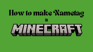 How to Make a Nametag in Minecraft